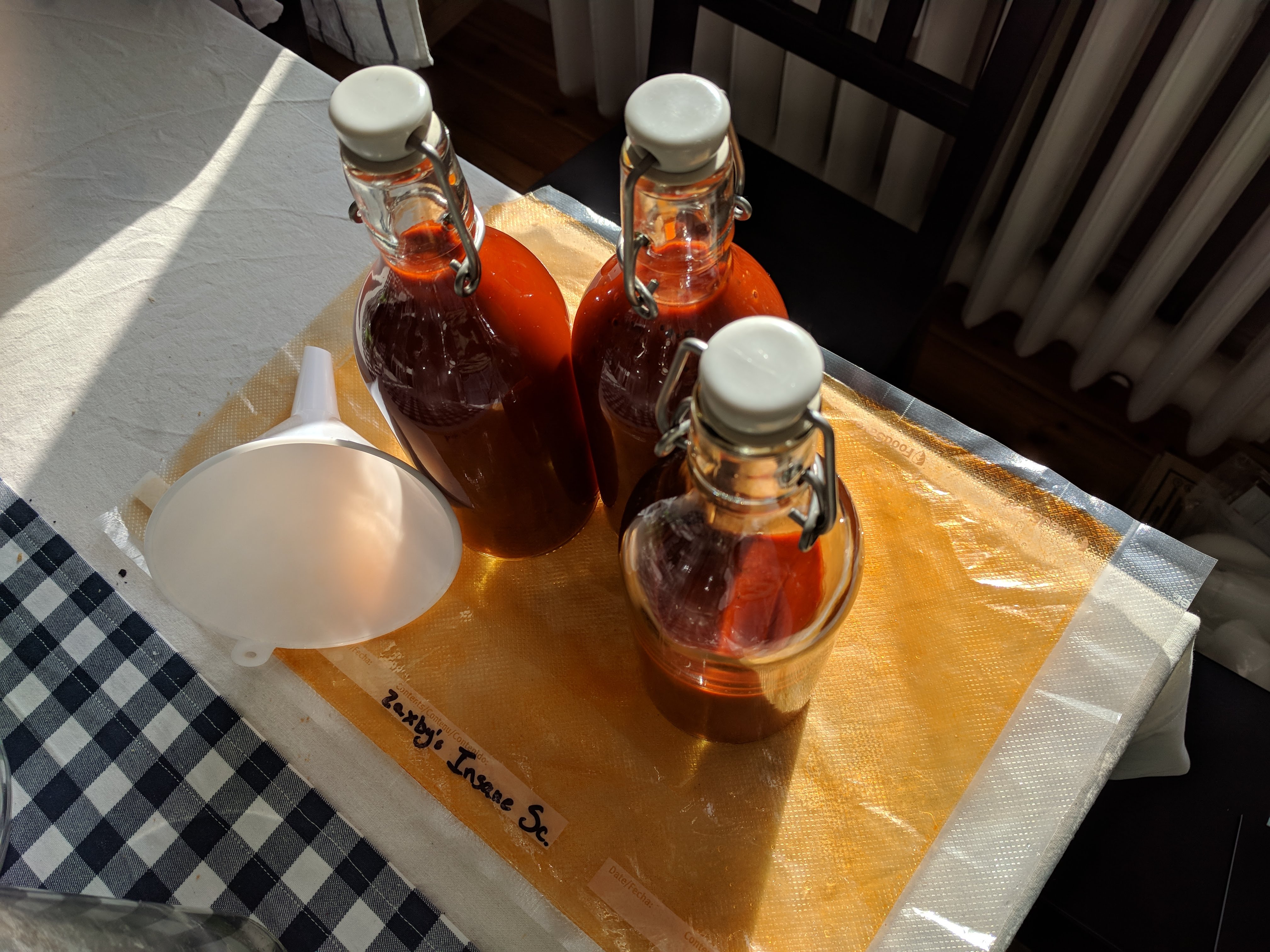 bottled sauce