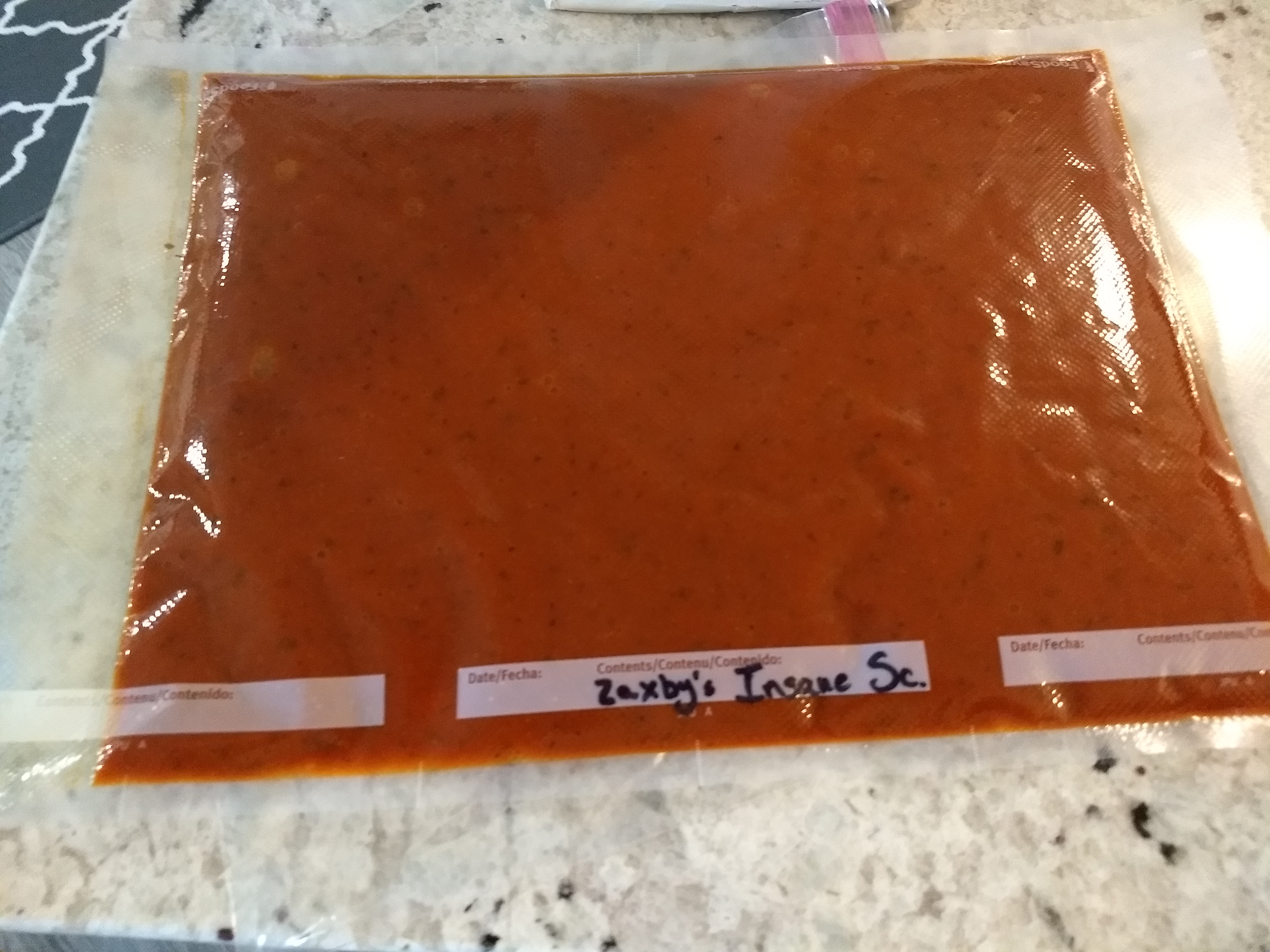 vacuum sealed insane sauce